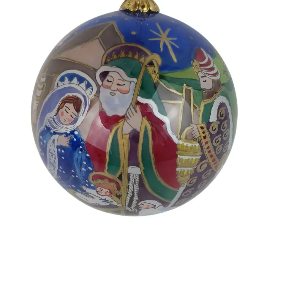 Pier 1 Imports Li Bien LI Bien Christmas Ornament Glass 4